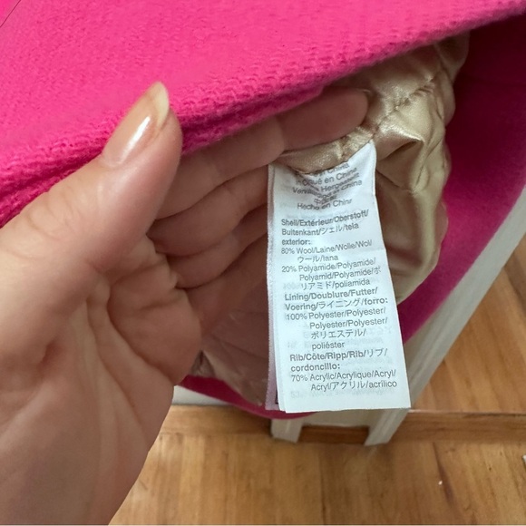 J.Crew Lodge coat in Italian stadium-cloth wool pink jacket winder nello gori 10 - Picture 5 of 11